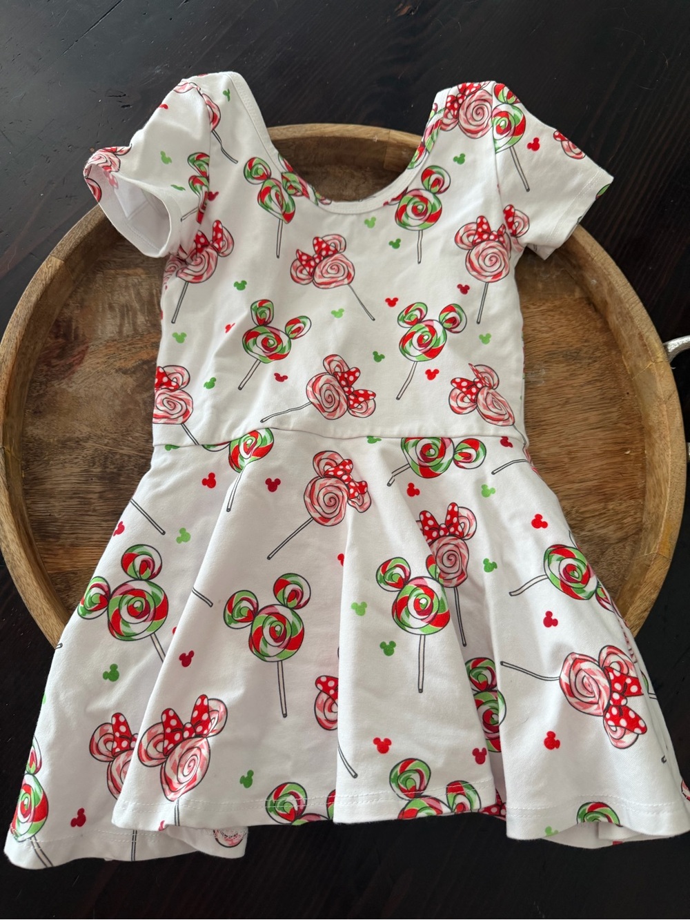 Wild rich kids Disney Christmas White Candy Lollipop 7/8